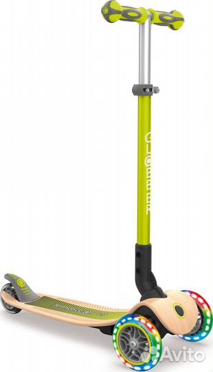 Самокат трехколесный Globber primo foldable wood l