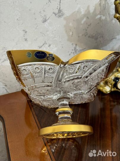Хрустальная менажница