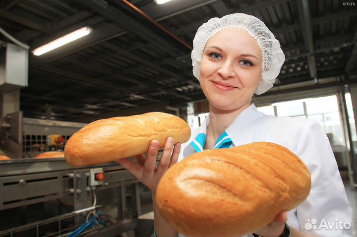 Фасовщик хлеба на новый завод, жилье, проезд