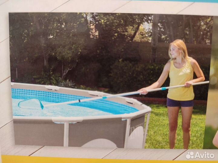 Телескопическая алюминиевая рукоятка 239 см