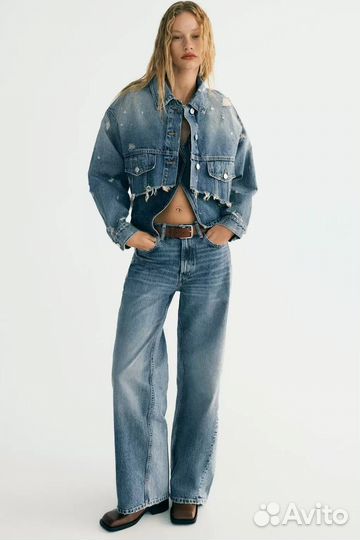 Джинсовая куртка zara