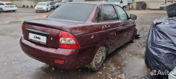 LADA Priora 1.6 МТ, 2008, битый, 185 000 км