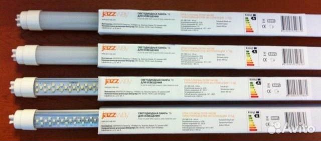 Светодиодные лампы Т8, 10 и 20 ватт