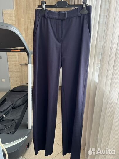 Брюки школьные синие 152 для девочки