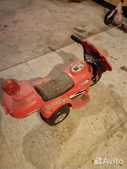 Детский мотоцикл на аккумуляторе бу