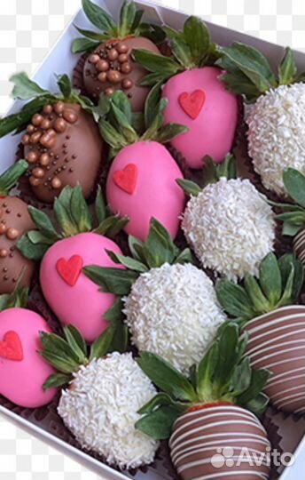 Клубника в бельгийском шоколаде,наборы в коробочке