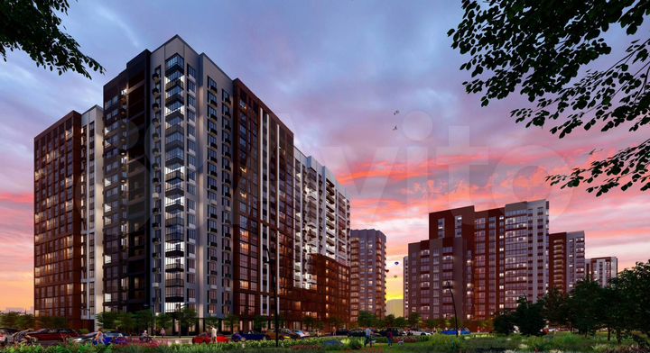 Квартира-студия, 24,7 м², 2/17 эт.