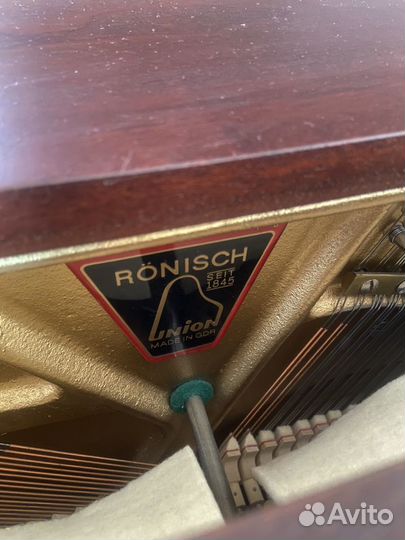 Немецкое пианино Rönisch