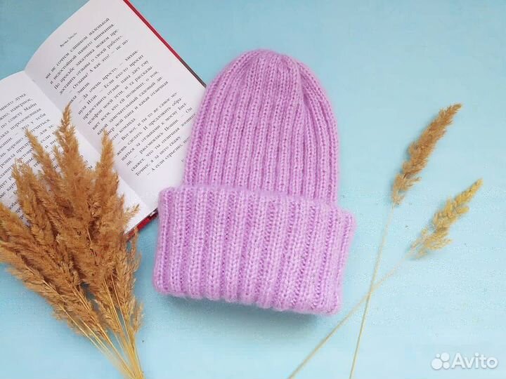 Вязаная шапка, комплект на заказ