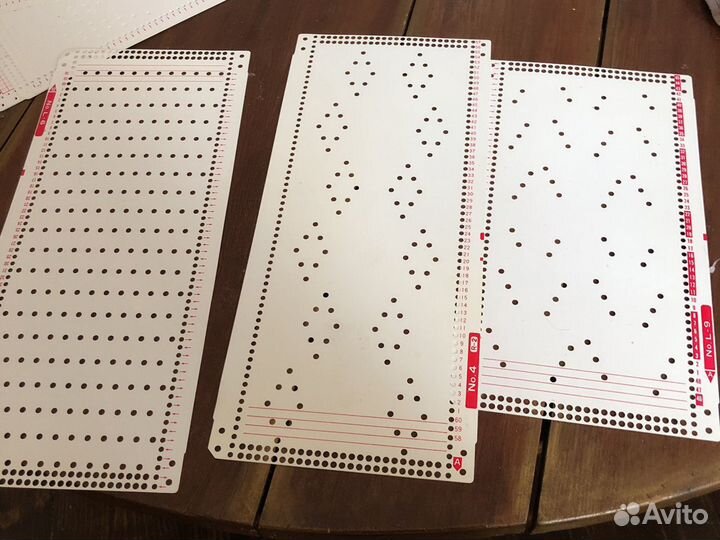 Перфокарты для вязальных машин