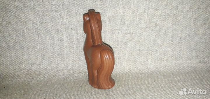 Пластмассовая игрушка СССР Лошадка Охтален 11 см