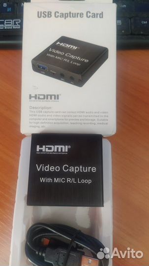 Адаптер видеозахвата hdmi USB Video Capture Card W