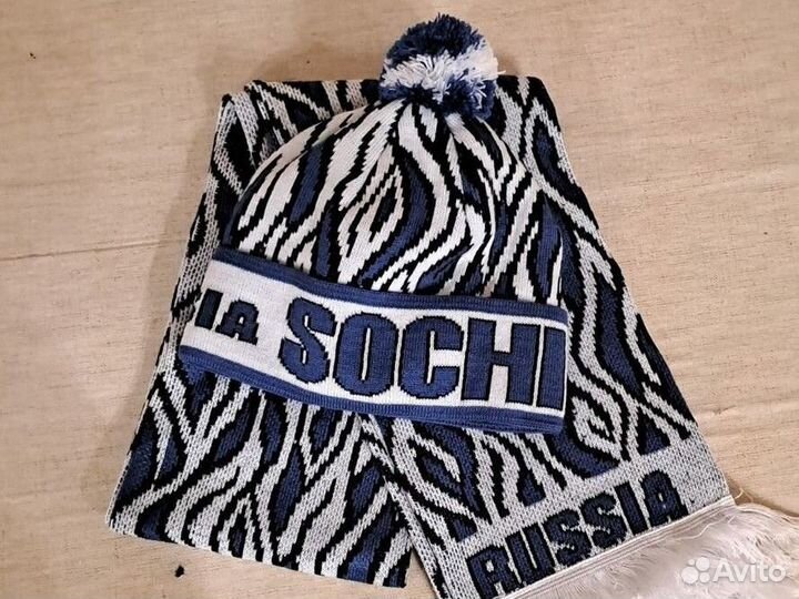 Шарф и шапка сочи