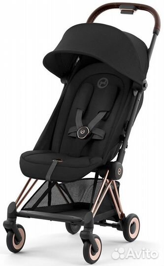 Коляска Cybex Coya шасси Rose Gold, Sepia Black