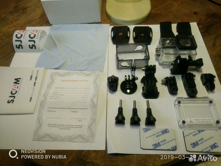 Экшн камера Sjcam комплект креплений