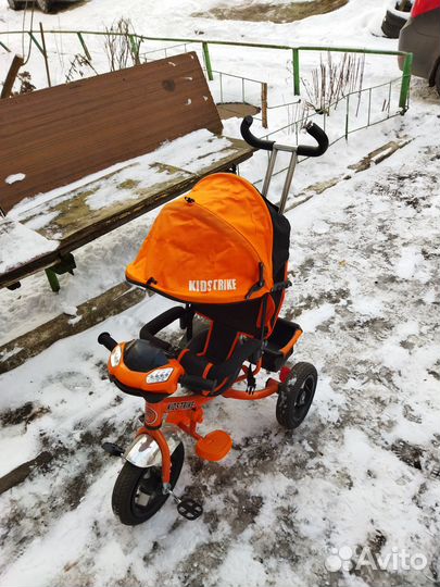 Детский велосипед с ручкой бу