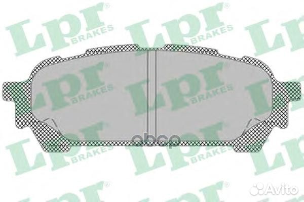 Колодки тормозные дисковые 05P1335 Lpr