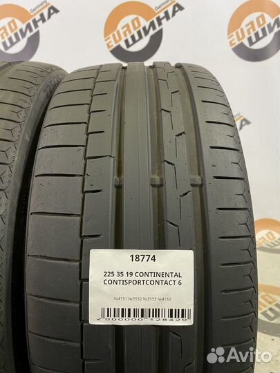 Continental ContiSportContact 6 225/35 R19