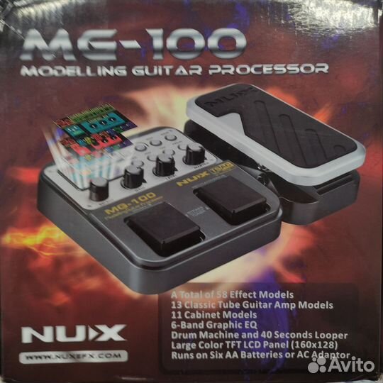 Гитарный процессор Nux MG-100