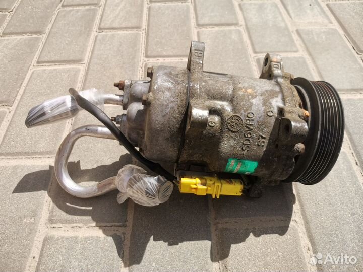 Компрессор кондиционера peugeot 206