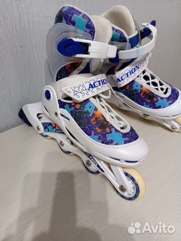 Роликовые коньки детские раздвижные
