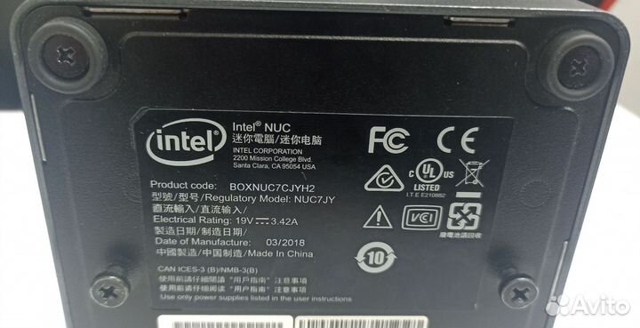 Мини пк Intel nuc