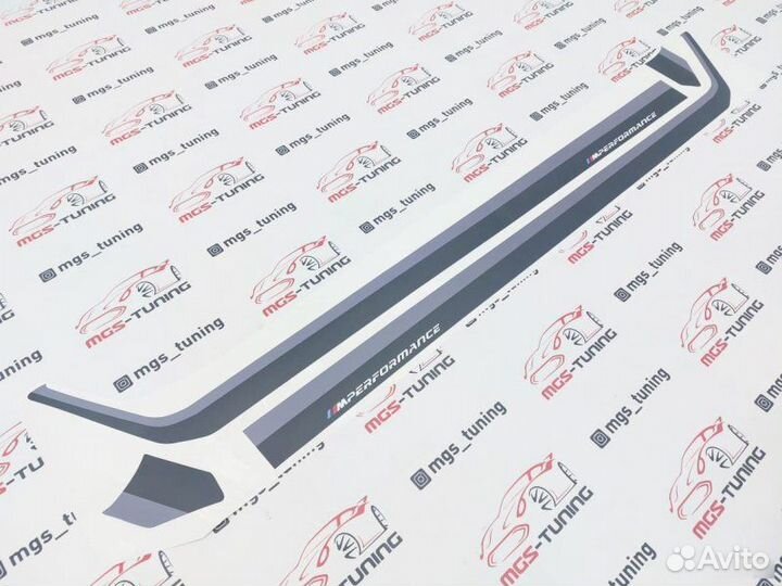 Наклейки на пороги BMW Х3 G01 M-Perfomance