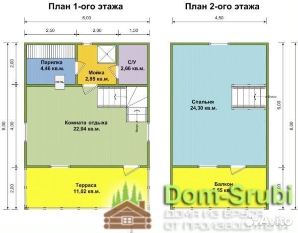 Костерёво. Хорошая надёжная Баня из бруса Б-26 6х8