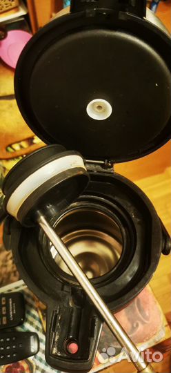 Термос с механической помпой