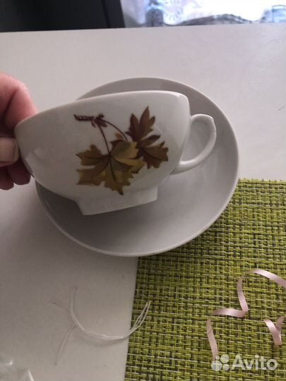 Чашка с блюдцем