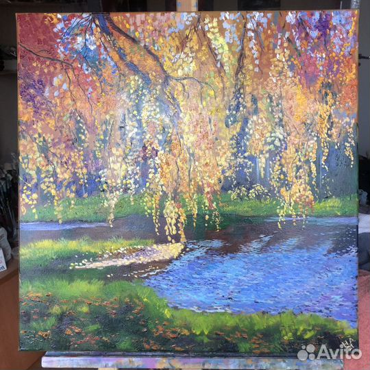 Картина маслом на холсте Цвета осени