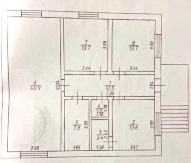 Дом 117,2 м² на участке 4,6 сот.