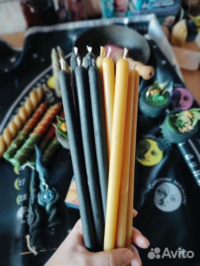 Свеча восковая 25 см