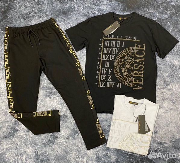 Летний Костюм Футболка-Штаны Versace