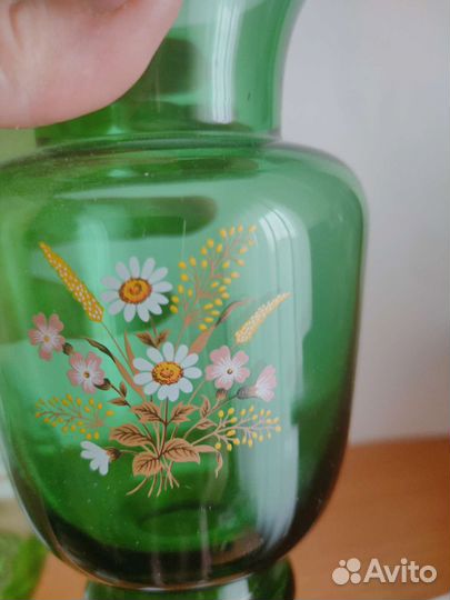 Ваза цветное стекло