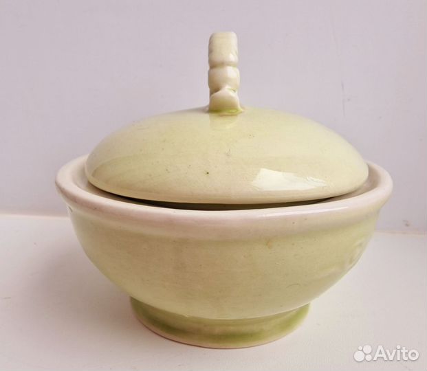 Старинная сахарница фаянс, период СССР