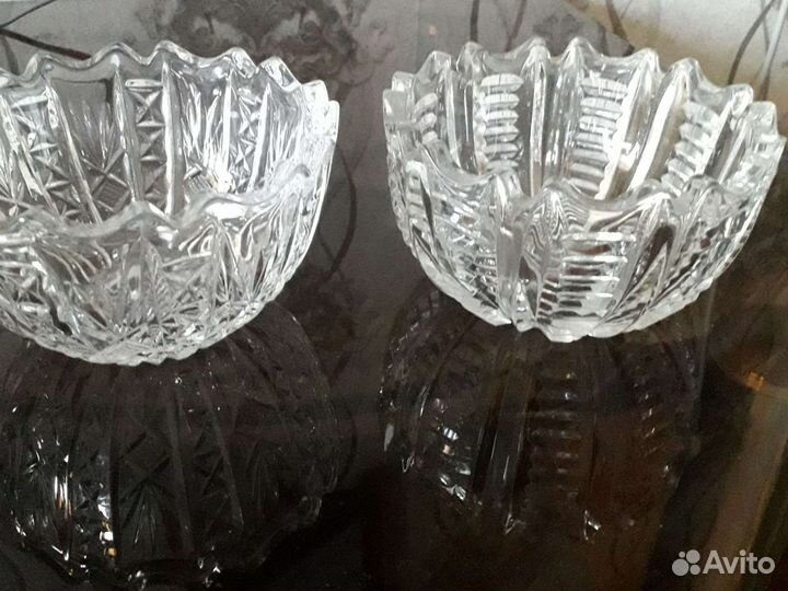 Вазы хрустальные