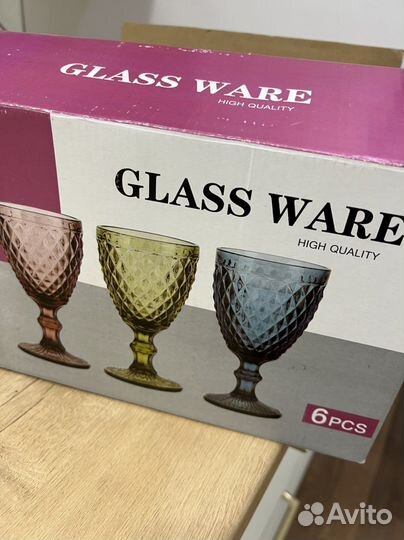 Бокалы 6шт