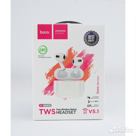 Наушники bluetooth hoco DEW10 Original series TWS