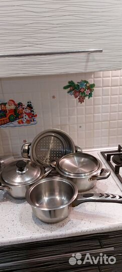 Набор кастрюль Kaiserbach аналог zepter/berghoff