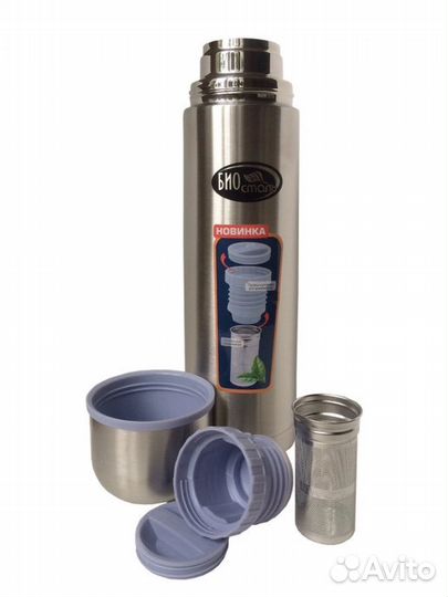 Термос biostal NB-1000Z, пробка с ситечком