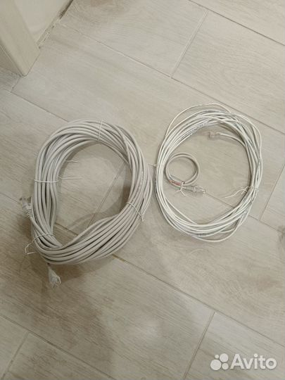 Патч корд кат. 5е - 10м и 6 - 20м