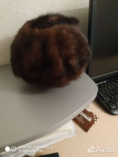 Норковый берет женский