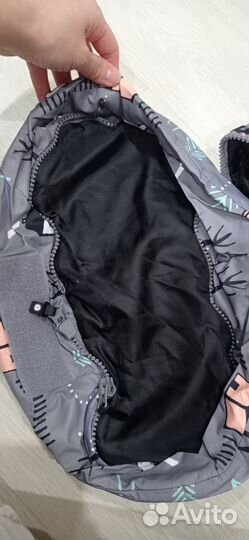 Зимний конверт с варежками Leokid