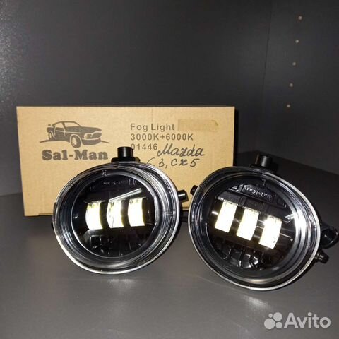 LED туманки Sal-Man(Сал-ман) Mazda 6GG;6GJ;3BL;сх5