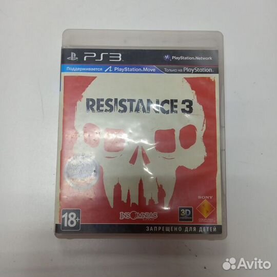 Диск Sony PlayStation 3 Resistance 3