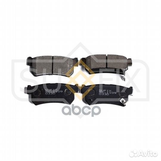 Колодки тормозные дисковые зад прав/лев SX1