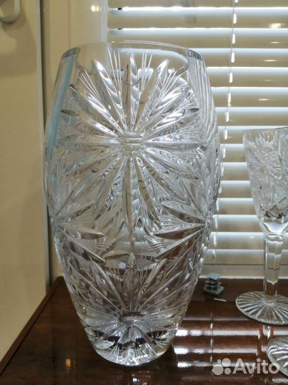 Ваза хрустальная большая СССР