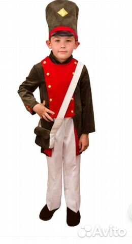 Костюм оловянного солдатика, новый,116,134,140