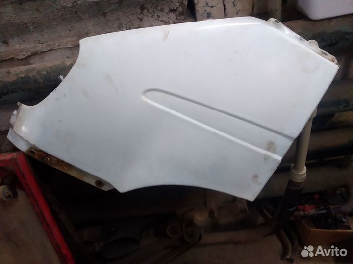 Крыло переднее газель пластик